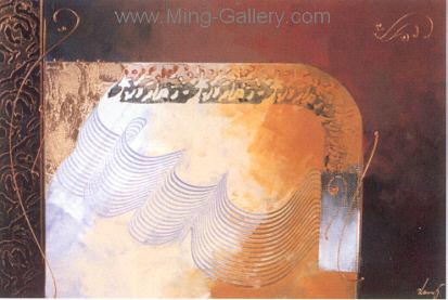 Abstract painting on canvas ABA0024