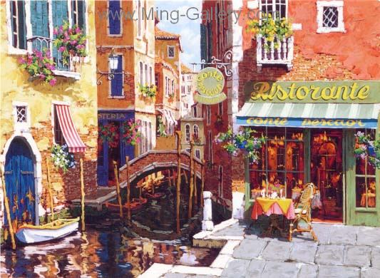 Venice painting on canvas VEN0067