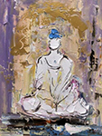  Buddha painting on canvas BUD0104