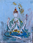  Buddha painting on canvas BUD0105