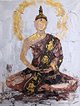  Buddha painting on canvas BUD0106