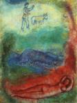  Chagall,  CHA0030 Marc Chagall Reproduction Art Oil Painting