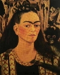  Kahlo,  KAL0001 Frida Kahlo Oil Painting Reproduction