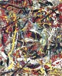  Pollock,  POL0001 Abstract Expressionist Art Reproduction