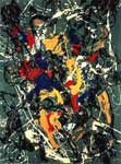  Pollock,  POL0004 Abstract Expressionist Art Reproduction