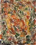  Pollock,  POL0006 Abstract Expressionist Art Reproduction