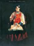 Traditional Chinese Ladies painting on canvas PRT0185