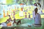  Seurat,  SEU0001 Georges Seurat Impressionist Painting Reproduction