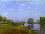  Sisley,  SIS0033 Alfred Sisley Impressionist Art Reproduction Painting