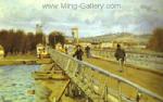  Sisley,  SIS0036 Alfred Sisley Impressionist Art Reproduction Painting