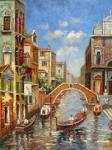 Venice painting on canvas VEN0034