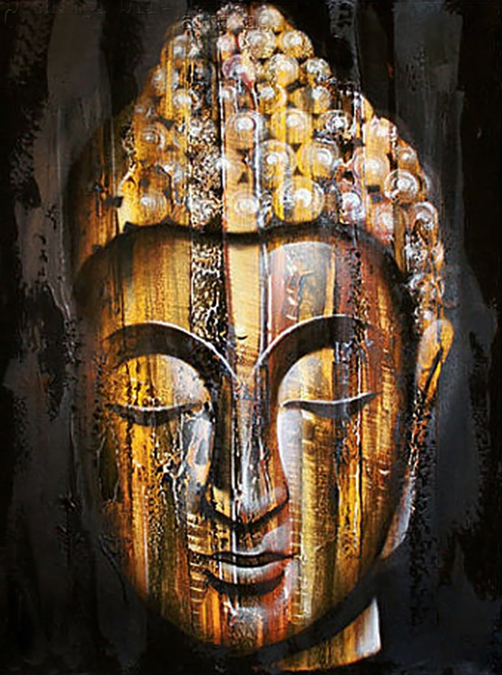 Buddhist Buddha painting on canvas BUD0080