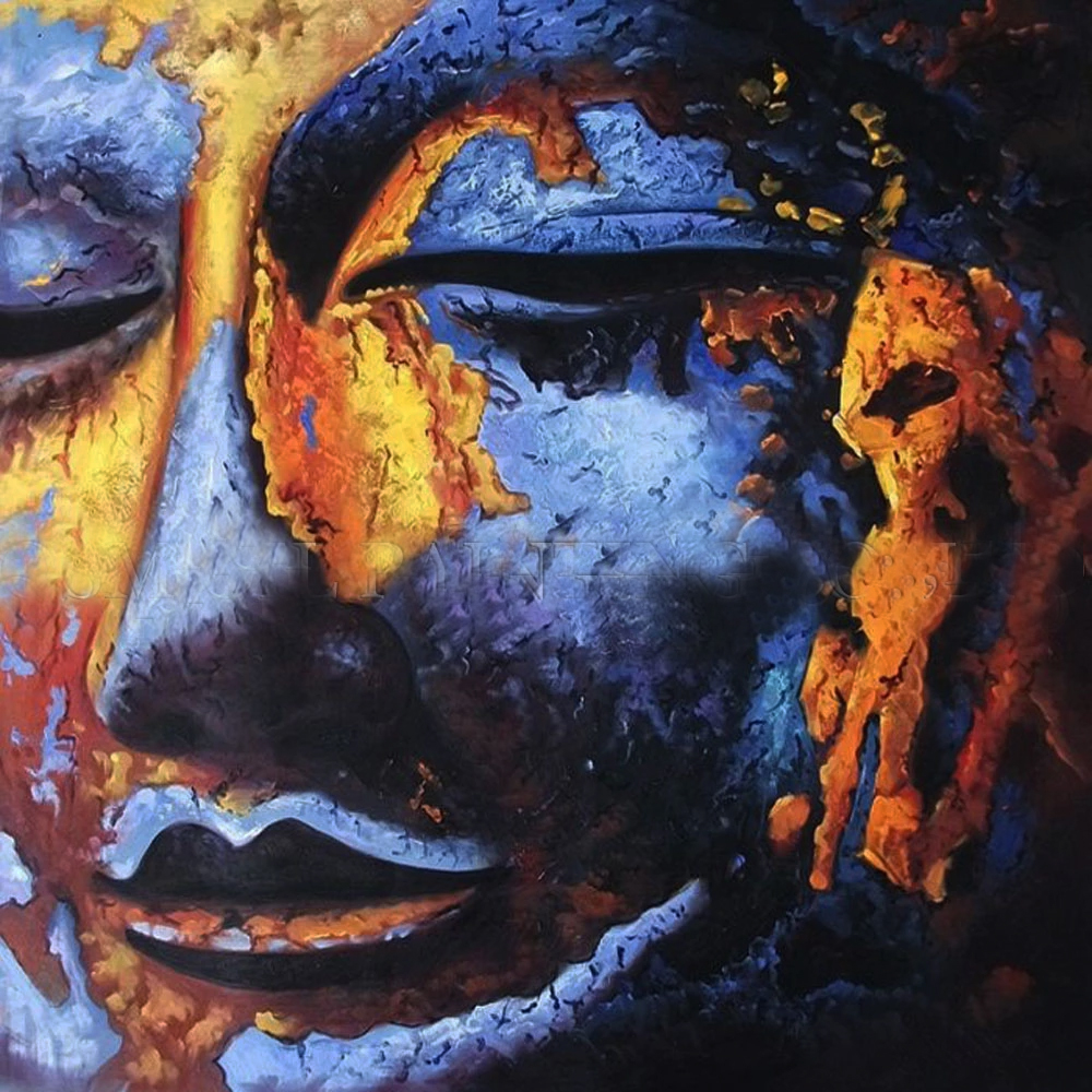 Buddhist Buddha painting on canvas BUD0086