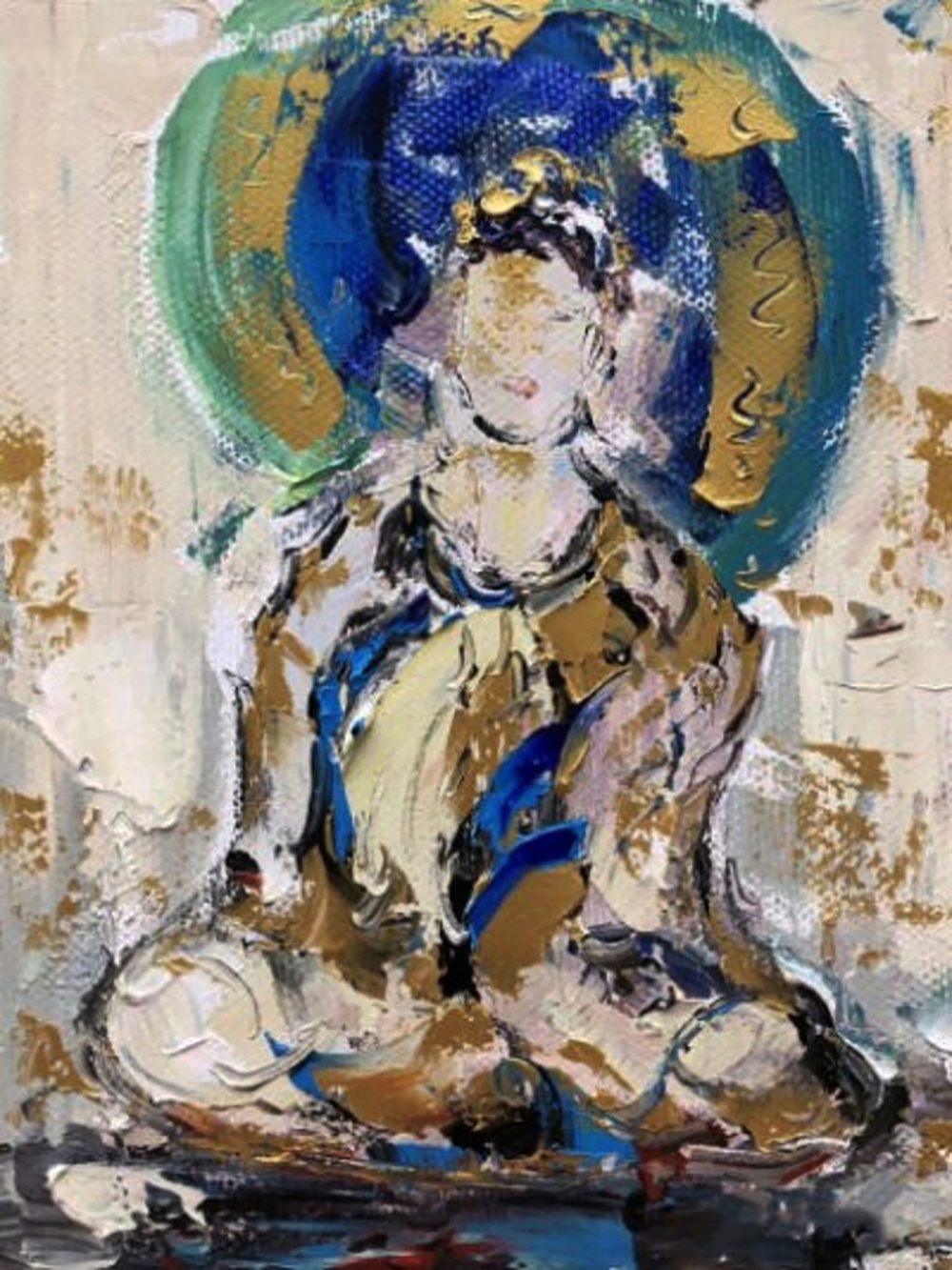 Buddhist Buddha painting on canvas BUD0095