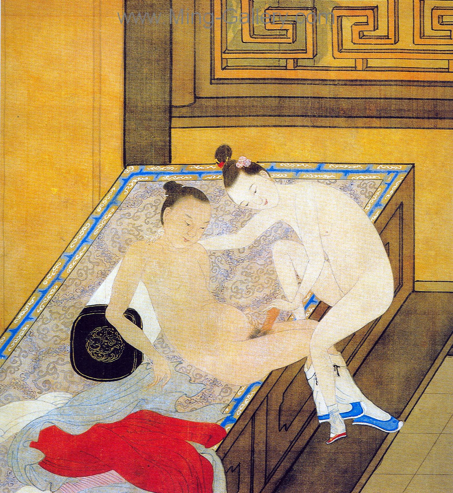 Chinese Erotic Art painting on canvas ERC0003