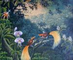 Birds painting on canvas ANB0038