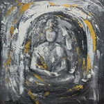  Buddha painting on canvas BUD0092