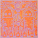 Keith Haring replica painting Hari13