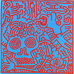 Keith Haring replica painting Hari14