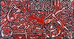 Keith Haring replica painting Hari16