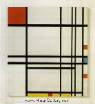  Mondrian,  PMO0013 Mondrian Art Reproduction