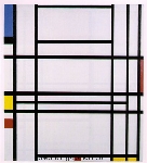  Mondrian,  PMO0014 Mondrian Art Reproduction