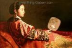 Traditional Chinese Ladies painting on canvas PRT0137